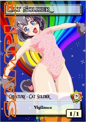 Cat Soldier Token – Custom: Nyan Cat Girl